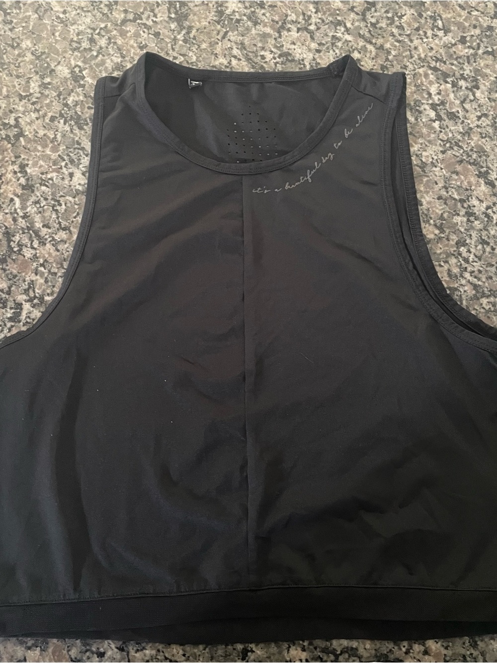 Gymshark x Whitney Simmons V1 black sports tank top size XS